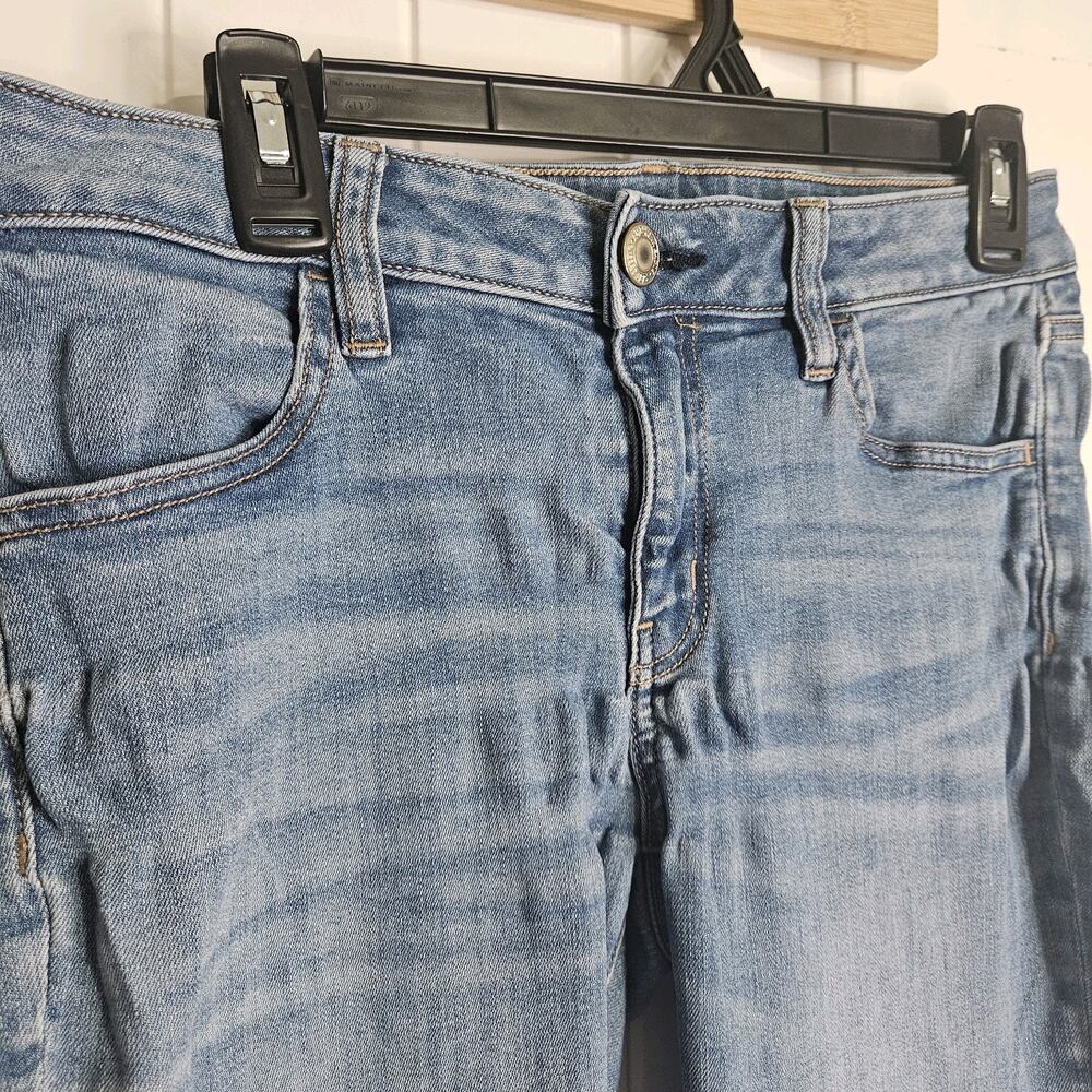 American Eagle Medium Wash Jegging Size 8 Regular - Picture 2 of 8
